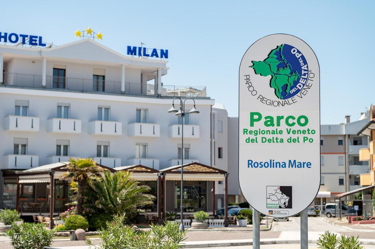 Hotel Milan Розолина-Маре Экстерьер фото