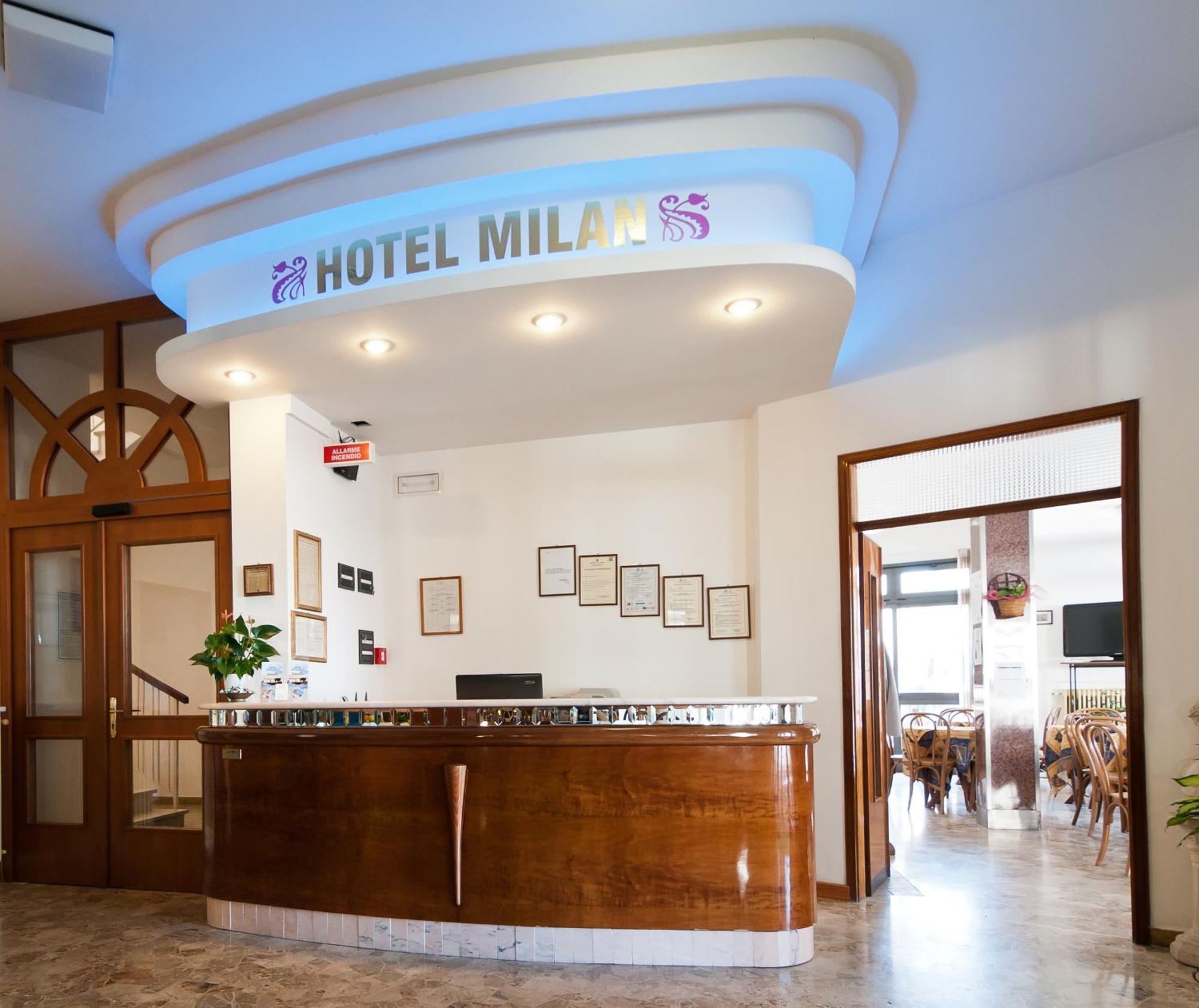 Hotel Milan Розолина-Маре Экстерьер фото